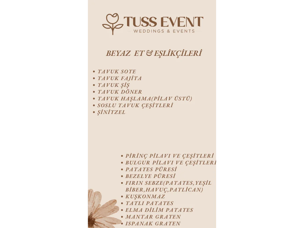 Beyaz Et Seçenekler